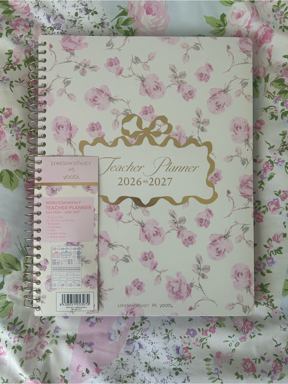 Loveshackfancy x Target Teacher Planner | 2026-2027 Academic Year